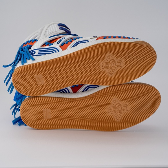 Size 10.5G - Gucci Basket High Boston Red Sox MLB White Red Blue main image 8